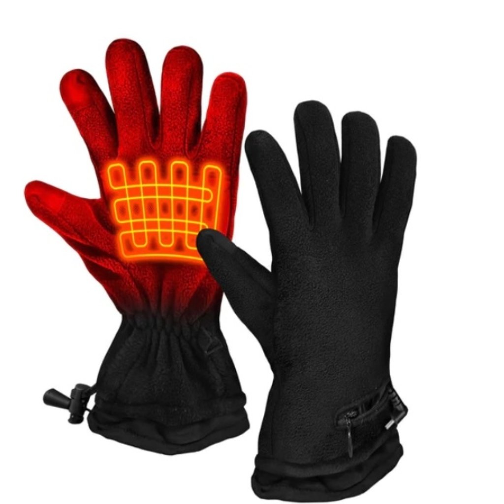 New Actionheat Aa Battery Heated Warming Fleece Gloves One Size Fits Most